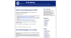 Desktop Screenshot of icto.weblog.leidenuniv.nl