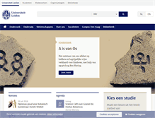 Tablet Screenshot of leeronskennen.leidenuniv.nl