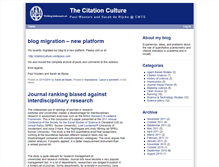 Tablet Screenshot of citationcultures.weblog.leidenuniv.nl