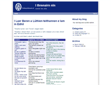 Tablet Screenshot of luthien.weblog.leidenuniv.nl