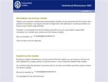 Tablet Screenshot of bil.plexus.leidenuniv.nl