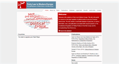 Desktop Screenshot of partylaw.leidenuniv.nl