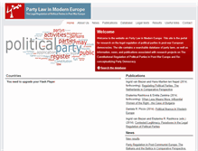 Tablet Screenshot of partylaw.leidenuniv.nl